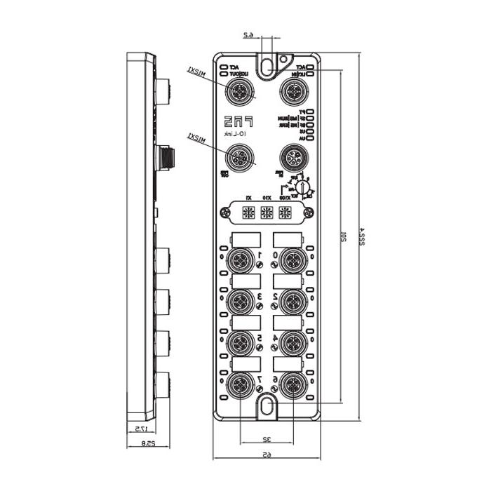 Supports Profinet Master, 8-port, IO-Link Master, Class A, and 001B11